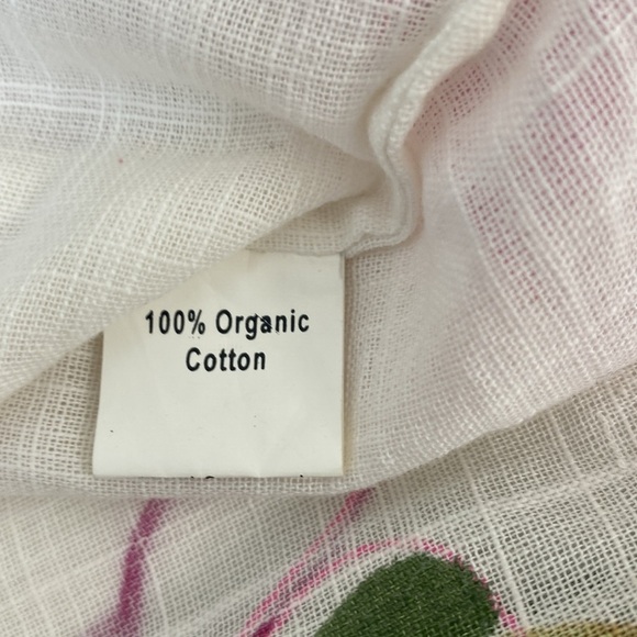 Boho Art to Wear Button Down Top Organic Cotton Hand Painted One Size - Picture 10 of 14